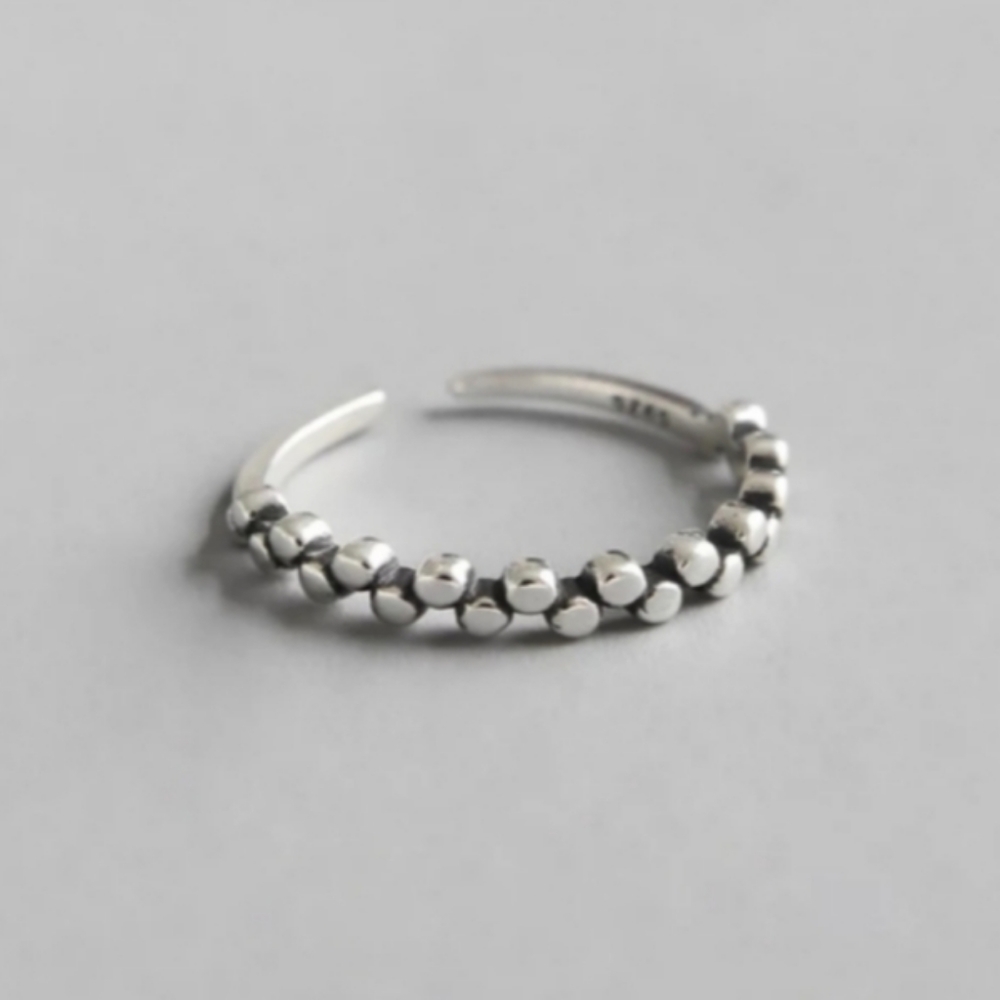NEW 925 Silver Trendy Stackable Adjustable Rings - Picture 2 of 7